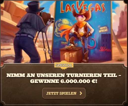 Turniere - Gewinne bis zu 6.000.000€